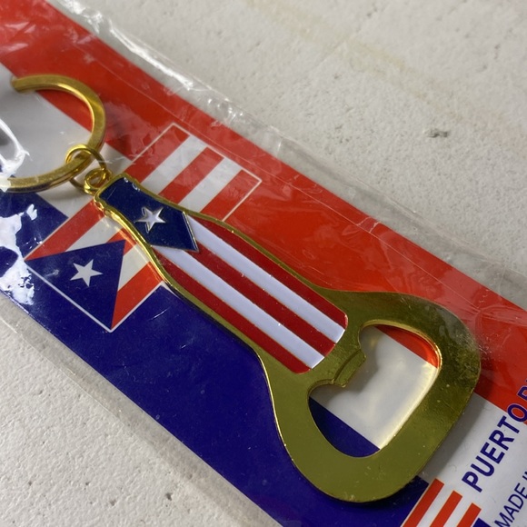 🆕 Puerto Rico 🇵🇷 beer 🍺 opener & nail clipper keychains bundle - Picture 2 of 6